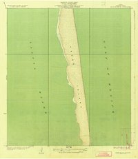 Download a high-resolution, GPS-compatible USGS topo map for Padre Island No 1, TX (1935 edition)