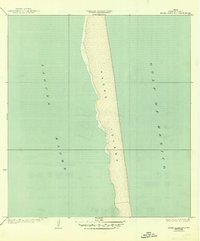 Download a high-resolution, GPS-compatible USGS topo map for Padre Island No 1, TX (1949 edition)