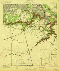 preview thumbnail of historical topo map of Harris County, TX in 1922