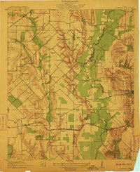 1912 Map of Rockwall