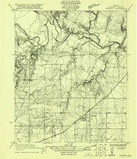 Download a high-resolution, GPS-compatible USGS topo map for Rowena, TX (1921 edition)