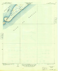Download a high-resolution, GPS-compatible USGS topo map for San Luis Pass, TX (1949 edition)