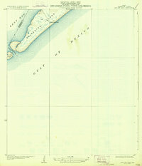 Download a high-resolution, GPS-compatible USGS topo map for San Luis Pass, TX (1933 edition)