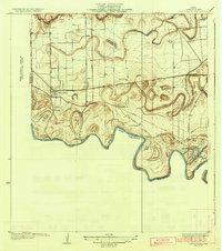 Download a high-resolution, GPS-compatible USGS topo map for Santa Maria, TX (1936 edition)