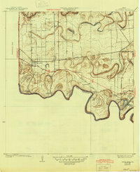 1936 Map of Santa Maria, TX, 1945 Print