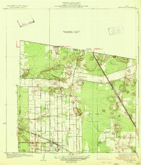 1933 Map of Santa Rosa, TX