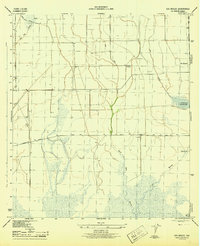 preview thumbnail of historical topo map of Chambers County, TX in 1945