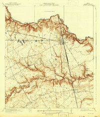 preview thumbnail of historical topo map of Spring, TX in 1920