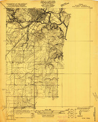 1921 Map of Ballinger, TX