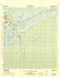 preview thumbnail of historical topo map of Jefferson County, TX in 1944