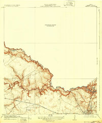1919 Map of Weeden, 1932 Print