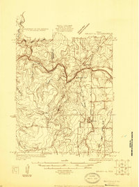 Download a high-resolution, GPS-compatible USGS topo map for Brady 1-b, TX (1925 edition)