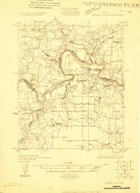Download a high-resolution, GPS-compatible USGS topo map for Brady 2-b, TX (1925 edition)