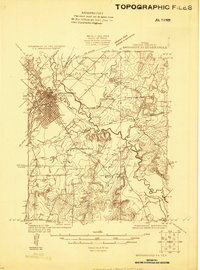 1925 Map of Brownwood, TX