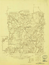 preview thumbnail of historical topo map of Brown County, TX in 1924