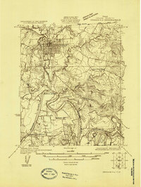 Download a high-resolution, GPS-compatible USGS topo map for Graham 4-d, TX (1924 edition)