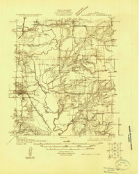 preview thumbnail of historical topo map of Denton County, TX in 1925