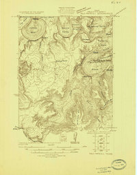 preview thumbnail of historical topo map of Palo Pinto County, TX in 1924
