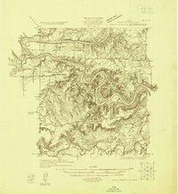 preview thumbnail of historical topo map of Palo Pinto County, TX in 1925