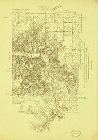 preview thumbnail of historical topo map of Hardeman County, TX in 1927