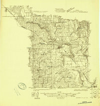 preview thumbnail of historical topo map of Wise County, TX in 1924