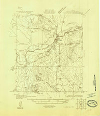 1925 Map of Tilden, TX