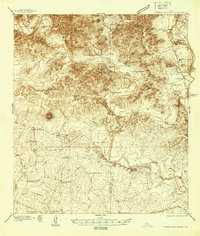 1938 Map of Kinney County, TX