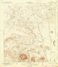 preview thumbnail of historical topo map of Brewster County, TX in 1937