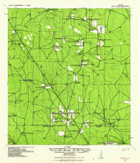 Download a high-resolution, GPS-compatible USGS topo map for Agua Nueva, TX (1959 edition)