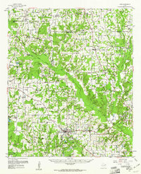 Download a high-resolution, GPS-compatible USGS topo map for Alba, TX (1961 edition)
