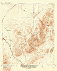 preview thumbnail of historical topo map of Brewster County, TX in 1923