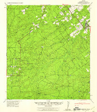 Download a high-resolution, GPS-compatible USGS topo map for Asherton, TX (1958 edition)