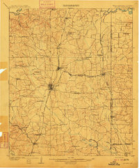 1910 Map of Atlanta
