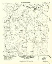 1956 Map of Bandera, TX