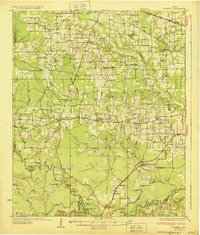 1930 Map of Bassett