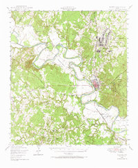 preview thumbnail of historical topo map of Bastrop, TX in 1948