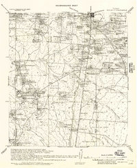 1917 Map of Ben Bolt, 1956 Print