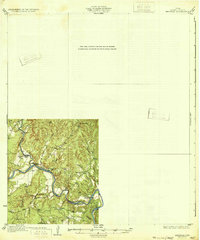 1932 Map of Burnet, TX