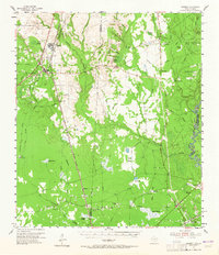 Download a high-resolution, GPS-compatible USGS topo map for Bessmay, TX (1965 edition)