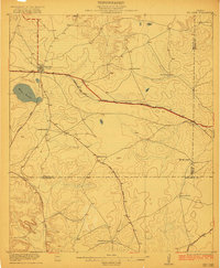 1922 Map of Big Lake