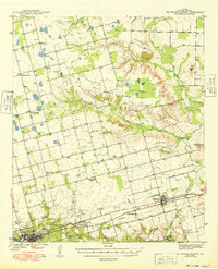 preview thumbnail of historical topo map of Howard County, TX in 1971