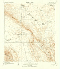 Download a high-resolution, GPS-compatible USGS topo map for Bone Spring, TX (1957 edition)