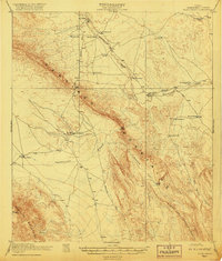 Download a high-resolution, GPS-compatible USGS topo map for Bone Spring, TX (1920 edition)