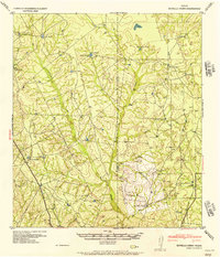Download a high-resolution, GPS-compatible USGS topo map for Botella Creek, TX (1957 edition)