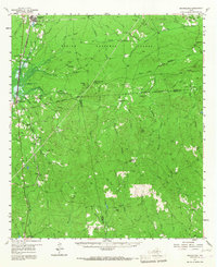 preview thumbnail of historical topo map of Newton County, TX in 1957