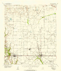1955 Map of Brookshire, 1957 Print