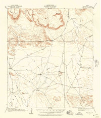 preview thumbnail of historical topo map of Brewster County, TX in 1917