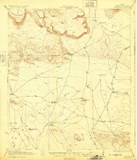 Download a high-resolution, GPS-compatible USGS topo map for Buck Hill, TX (1925 edition)