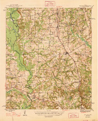 1948 Map of Bullard
