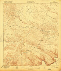 Download a high-resolution, GPS-compatible USGS topo map for Bullis Gap, TX (1918 edition)